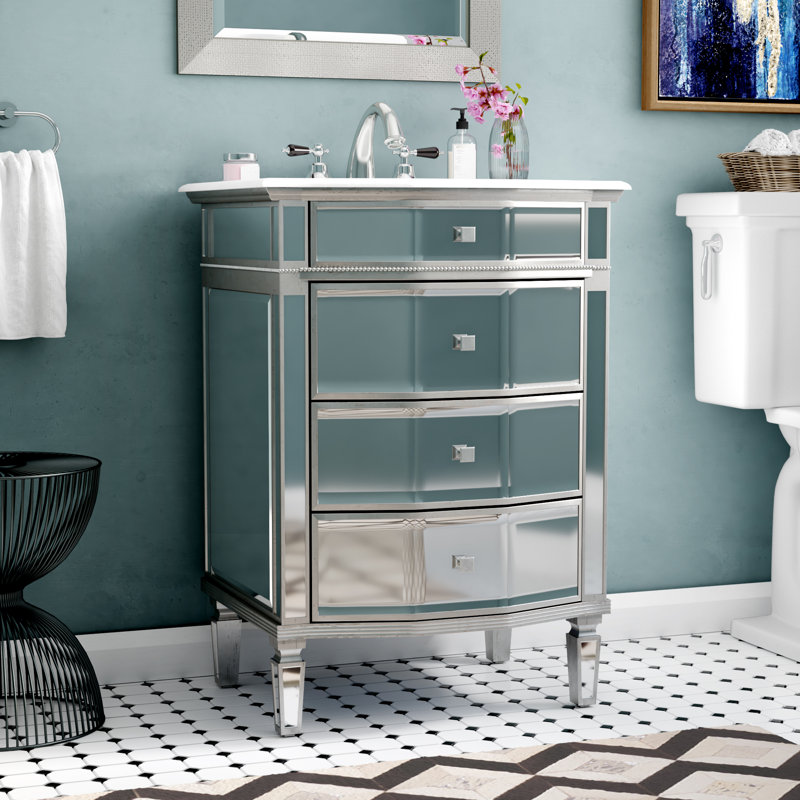 Willa Arlo Interiors Jiya 26" Single Bathroom Vanity Set & Reviews